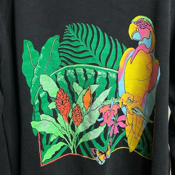 VTG 1990 Parrot Crewneck Made In USA Large - Picture 2 of 4